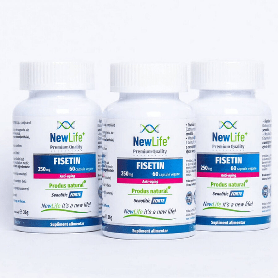 FISETIN, 250 MG, 60 CAPSULE VEGETALE, NEW LIFE+