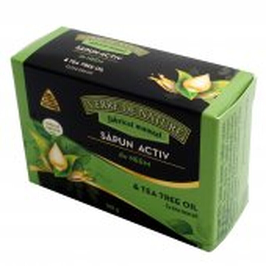 Sapun Activ de Neem cu Tea tree oil 100 g Verre de Nature