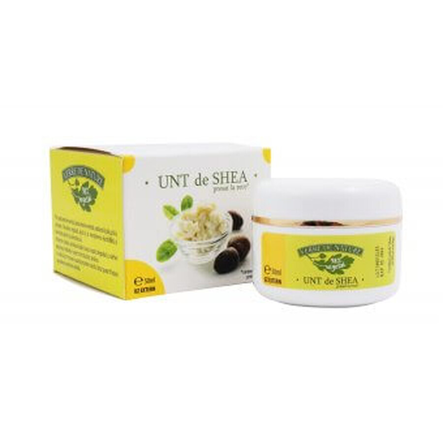 Unt de Shea presat la rece certificat ecologic 50 ml, Verre de Nature