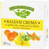 Balsam crema cu galbenele, sunatoare si catina 15 g, Verre de Nature