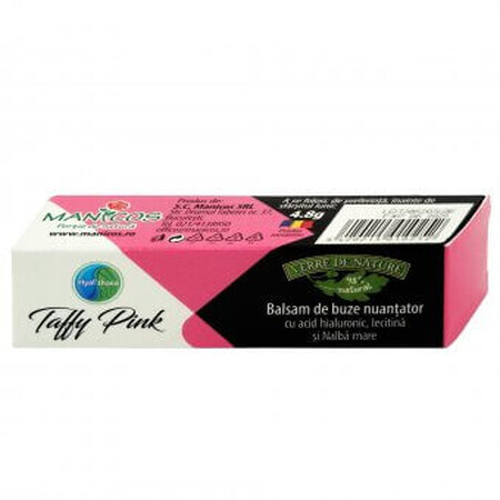 Balsam de buze nuantator Hyal'thaea Taffy Pink 4.8 g, Verre de Nature