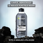 Apa micelara cu textura de gel imbogatita acid salicilic si carbune activ Skin Naturals, 400 ml, Garnier