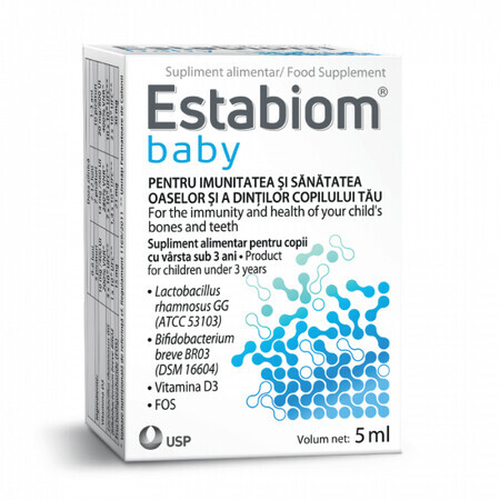 Estabiom Baby orale druppels, 5 ml, USP Roemenië