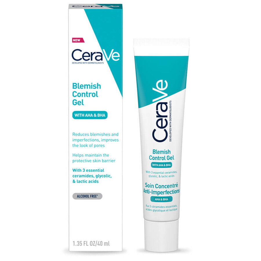 Gel anti-imperfectiuni cu AHA si BHA, 40 ml, CeraVe