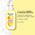 Cleansing gel enriched with vitamin C and lemon extract Skin Naturals, 200 ml, Garnier