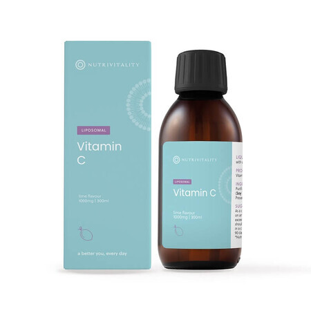 Vitamina C liposomiale, 1000 mg, 300 ml, Nutrivitalità