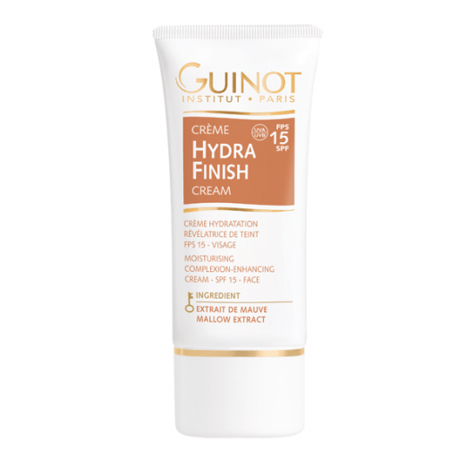 Crema de fata Guinot Hydra Finish Cream SPF 15 efect de hidratare si protectie UV 30ml Frumusete si ingrijire