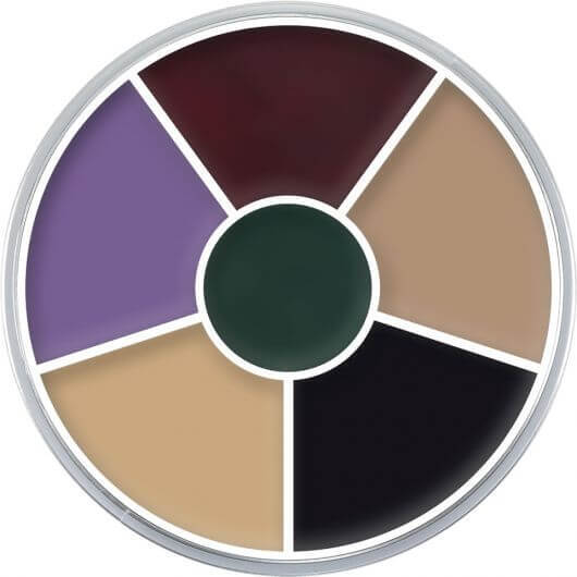 Fard creama Kryolan Color Circle 6 culori BlackEye 30g Frumusete si ingrijire