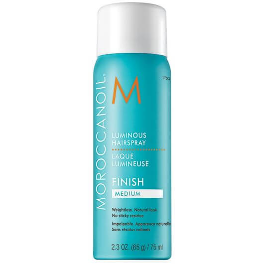 Fixativ Moroccanoil Luminous Hairspray Medium – fixare medie 75ml Îngrijirea profesională a părului