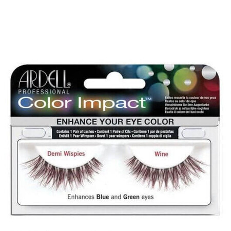 Gene false Ardell Color Impact Demi Wispies Wine 