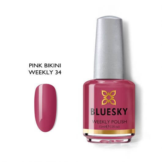 Lac de unghii Bluesky Pink Bikini 15ml Frumusete si ingrijire