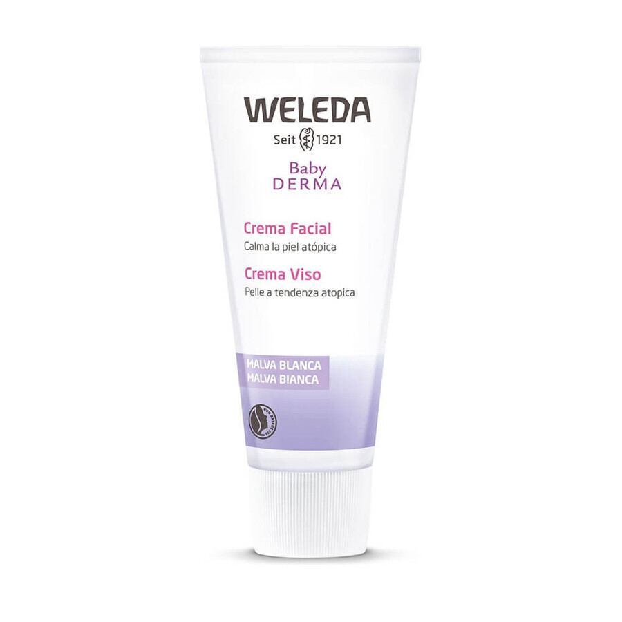 Crema de fata cu nalba alba Baby Derma, 50 ml, Weleda