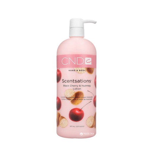 Lotiune CND Scentsation buclack Cherry & Nutmeg pentru hidratare 917 ml Frumusete si ingrijire