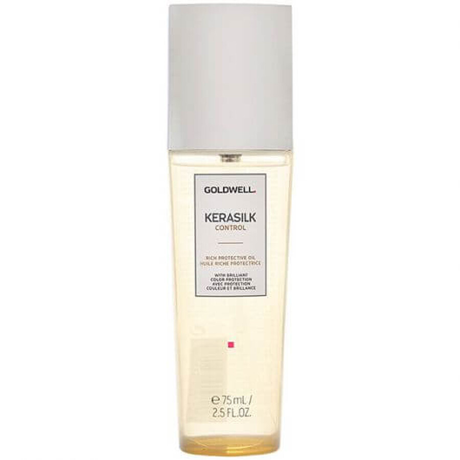 Ser de par Goldwell Kerasilk Control Rich Oil pentru protectie termica 75ml