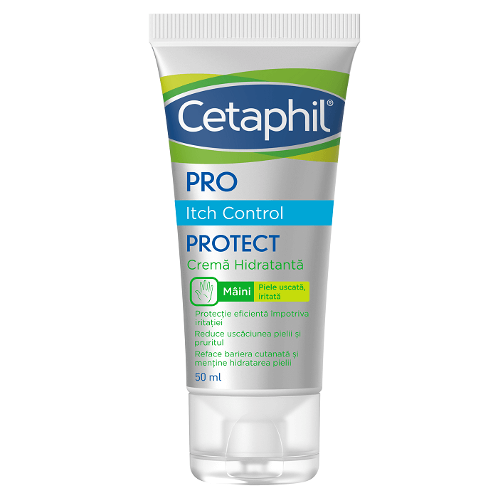 Cremă de mâini Cetaphil PRO ItchControl Protect, 50 ml, Galderma Frumusete si ingrijire
