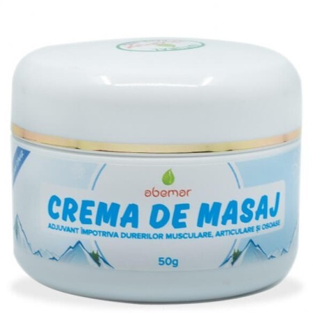 Crema de masaj pentru dureri musculare, articulare, osoase, 50 g, Abemar