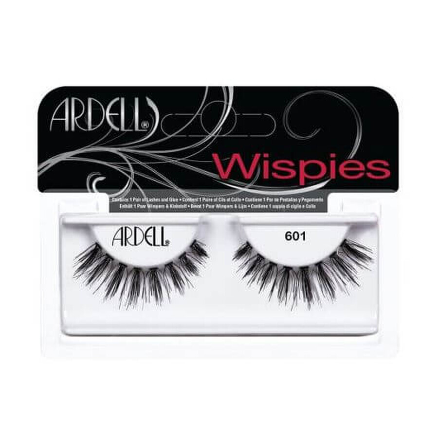 Gene false Ardell Wispies Clusters Striplash 601 Black 