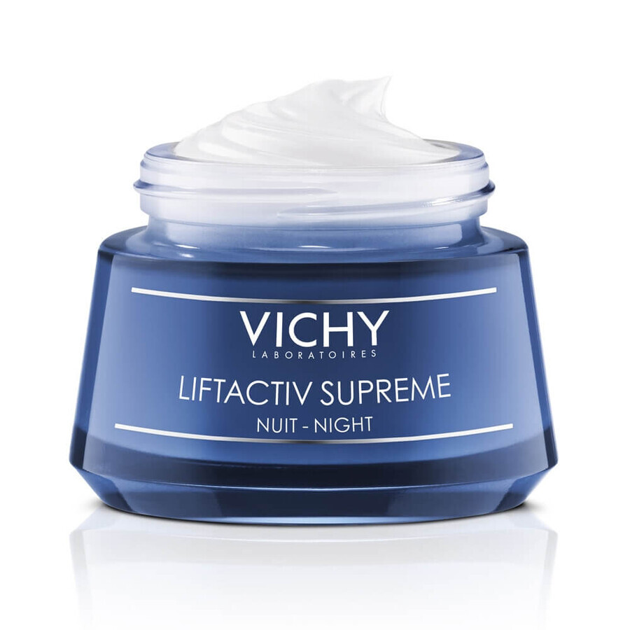 Vichy Liftactiv Supreme Anti-Falten und straffende Nachtcreme, 50 ml