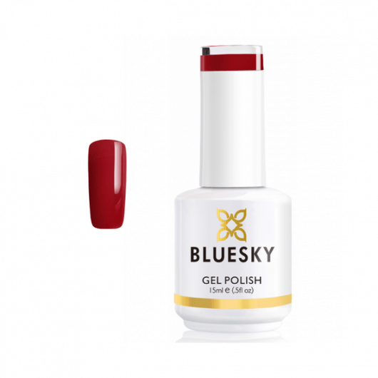 Lac de unghii semipermanent Bluesky UV Pillar Box Red 15ml