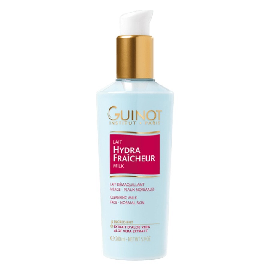 Lapte demachiant Guinot Lait Hydra Fraicheur pentru toate tipurile de ten 300ml