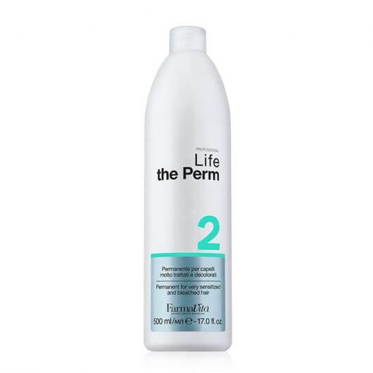 Solutie de permanent Farmavita Life the Perm pentru par decolorat nr. 2 500ml