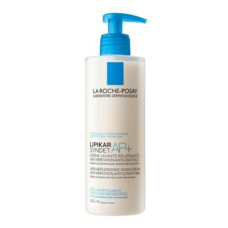  La Roche-Posay Lipikar Syndet AP+ cremă de spălare anti-iritații pentru piele sensibilă, 400 ml, 