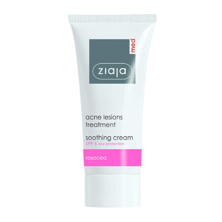 Crema de día contra las rojeces SPF 6 Ziaja Med, 50 ml, Ziaja