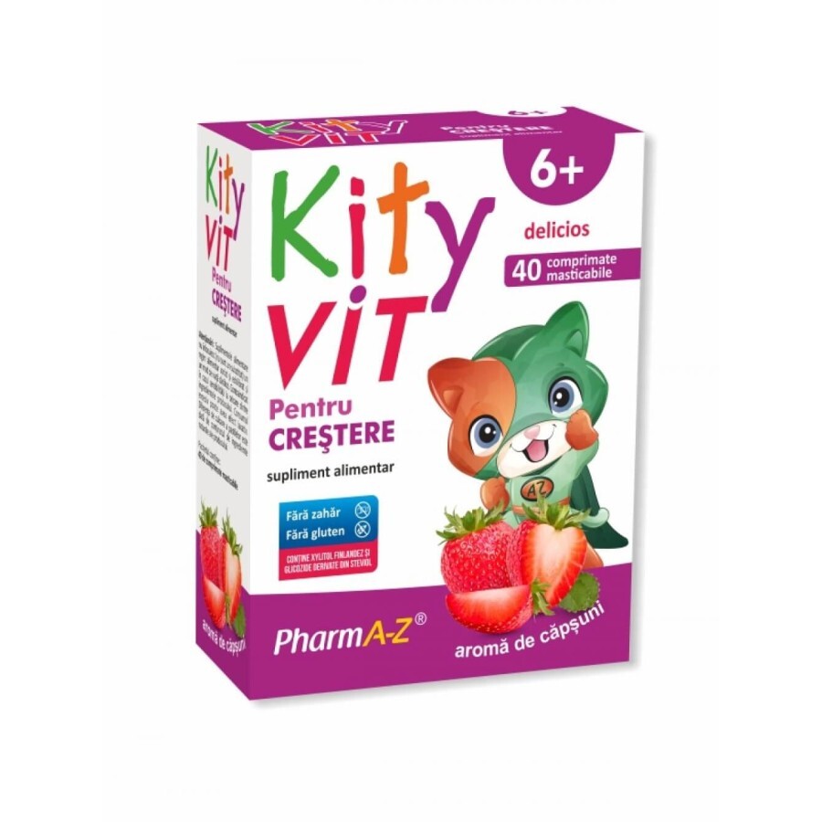 Kity Vit Crestere x 40 compr. mast, PharmA-Z