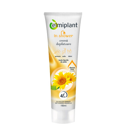 Crema depilatoare in-shower Velvet Touch, 150 ml, Elmiplant