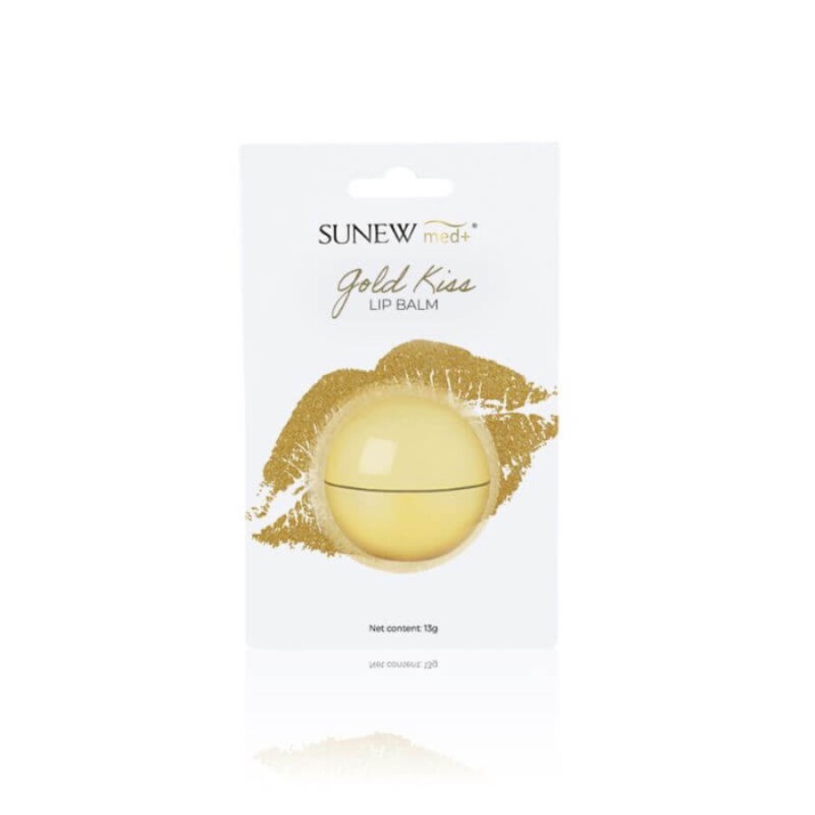 SunewMED+ balsam pentru buze cu aroma de vanilie Gold Kiss, 13 g