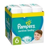 Pampers Active Baby 6 Extra Large (128)