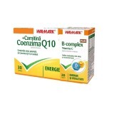 W Coenzima Q10+Carnitina x30caps.+Vitamina B complex+vit.C x 30 tb. cadou