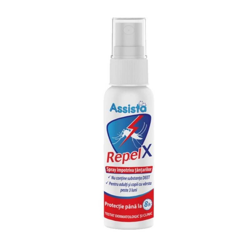 Assista RepelX Spray impotriva insectelor x 100 ml Frumusete si ingrijire