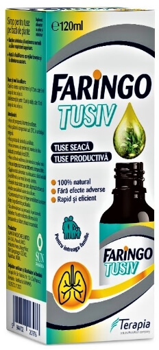 Sirop Faringo Tusiv, 120 ml, Terapia