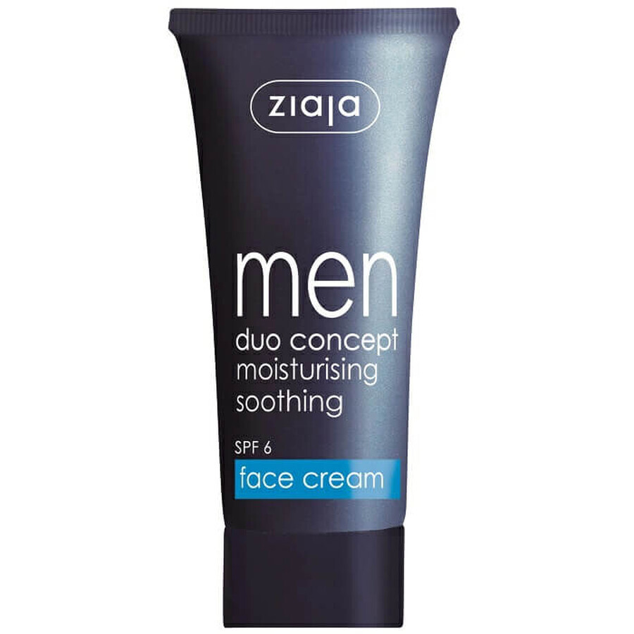 Crema hidratante con acción matificante para hombre, SPF 6, 50 ml, Ziaja