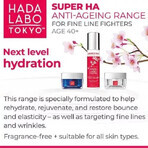 Crema hidratanta de zi si noapte pentru netezirea pielii cu acid super hialuronic, 50 ml, Hada Labo Tokyo