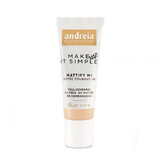 Fond de ten mat Matiffy Me 02, 25 ml, Andreia Makeup