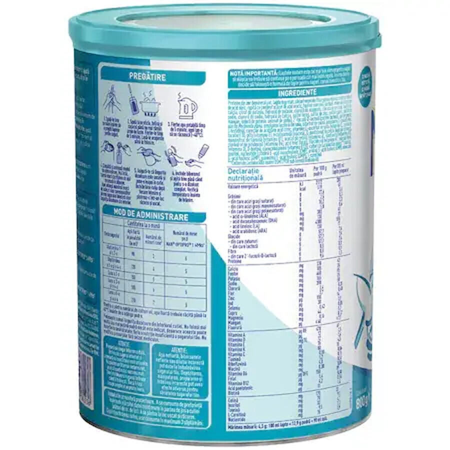 Pachet formula lapte Nan 1 Optipro HMO, +0 luni, 3x800 g, Nestle