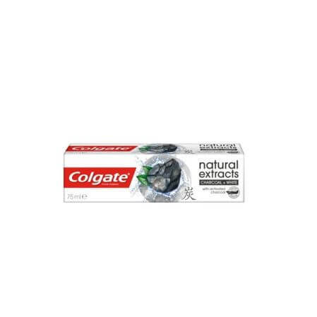 Pasta de dinti Natural Extract Charcoal Shine, 75 ml, Colgate