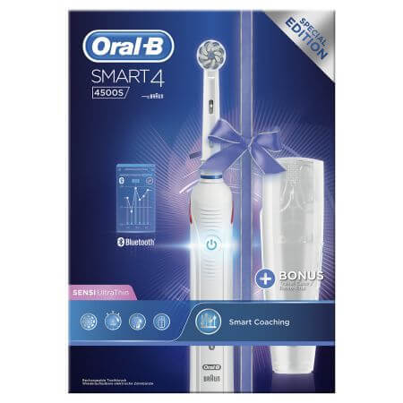 Periuta de dinti electrica Smart 4 Sensi Ultra Thin, Oral B