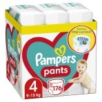 Scutece pants Stop&Protect XXL Box, Nr.4, 9-15 kg, 176 buc, Pampers