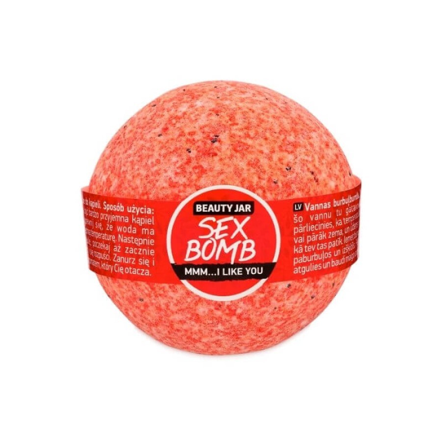 Bila de baie cu aroma de capsuni, Sex Bomb x 150g,  Beauty Jar