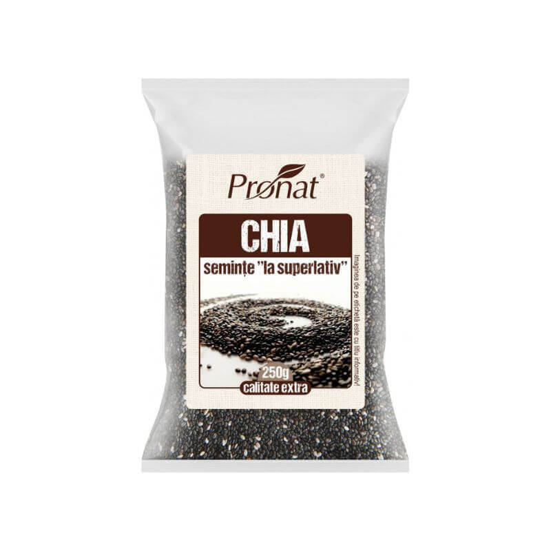 Seminte de chia x 250g, Pronat