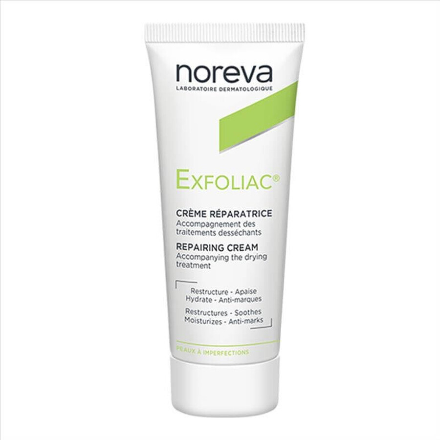 Noreva Exfoliac Crema Riparatrice, 40ml