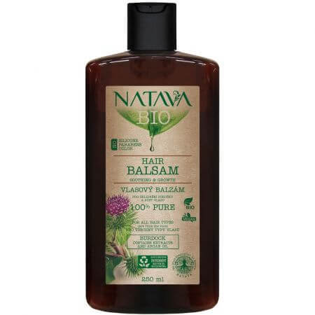 Balsam de par cu extract de brusture, Bio, 250 ml, Natava