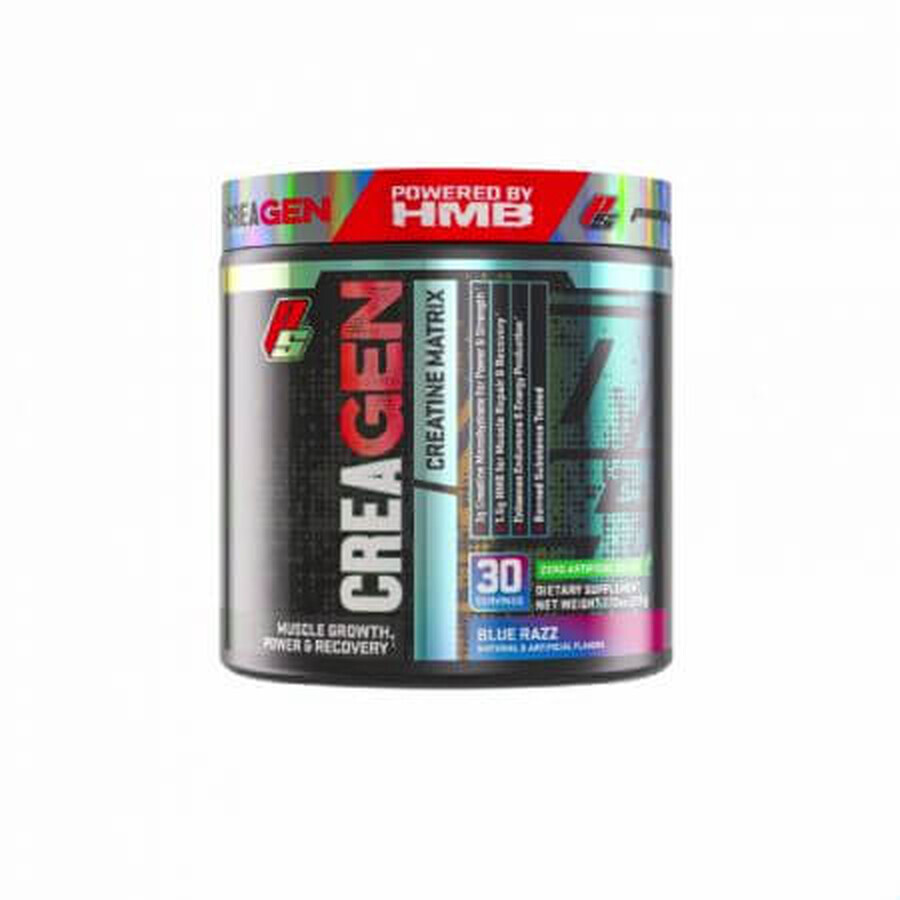 Creatina monohidrata Creagen, Blue Razz, 219 g, Prosupps