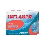 Inflanor, 400 mg, 10 comprimate filmate, Zentiva
