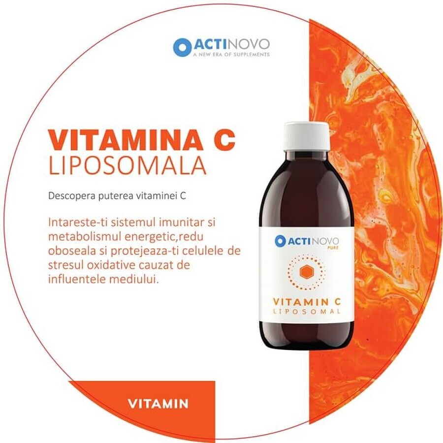 Vitamina C lipozomală, 250 ml, Actinovo