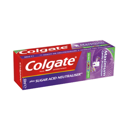 Pasta de dinti Colgate Maximum Cavity Protection Junior, 50 ml