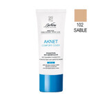 Aknet Comfort Cover 102 Fond de teint pour peaux acnéiques, 30ml, Bionike